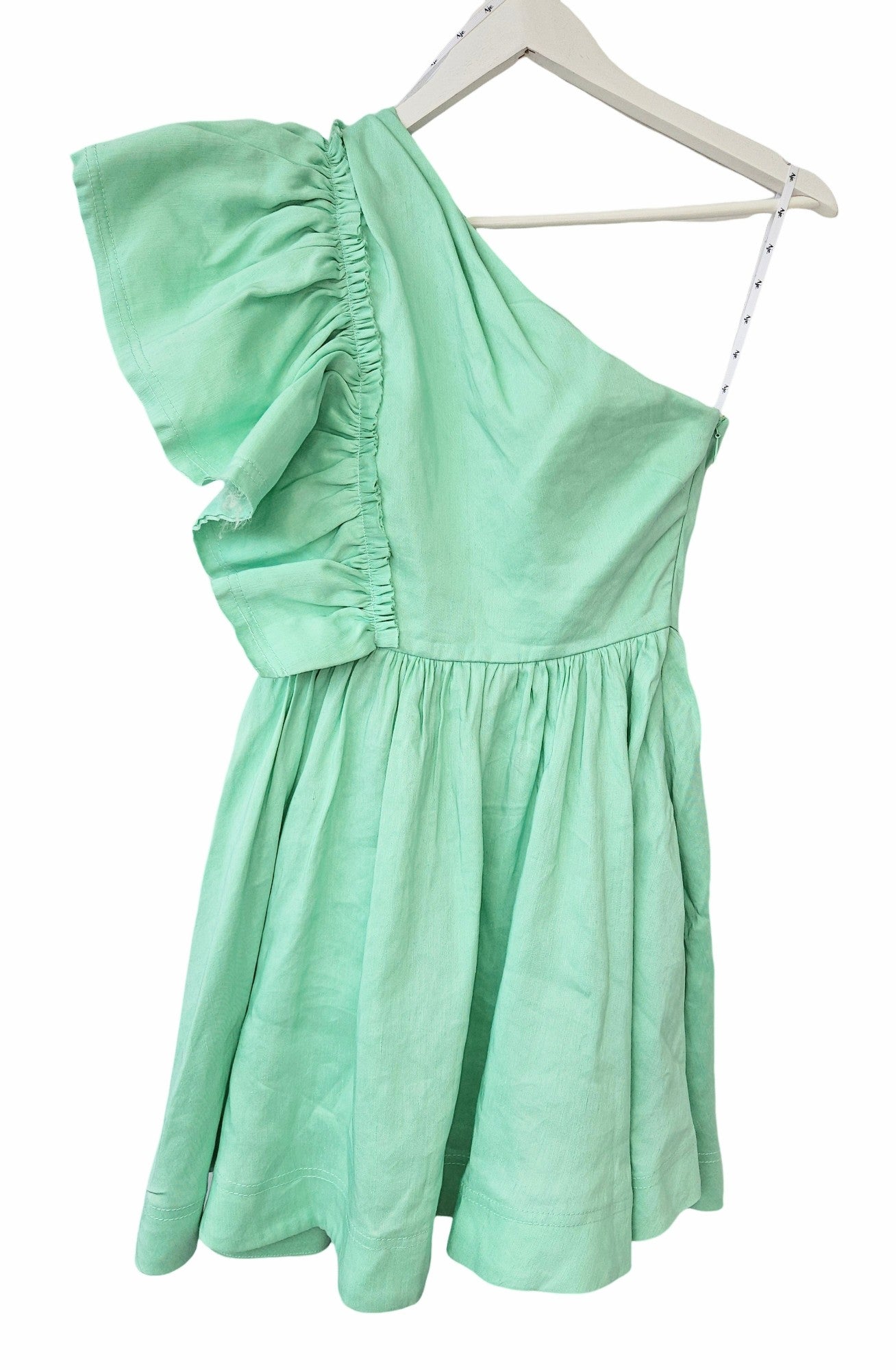 Aje Bonjour Asymmetric Mini Dress