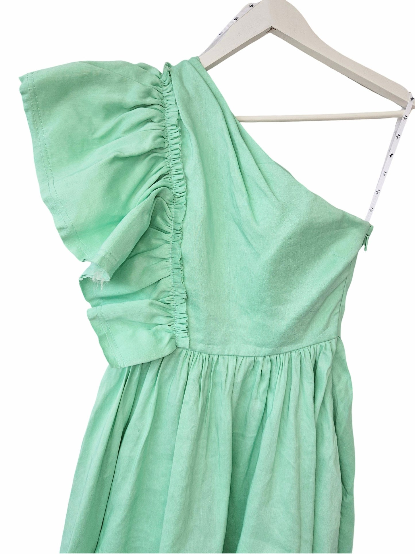 Aje Bonjour Asymmetric Mini Dress