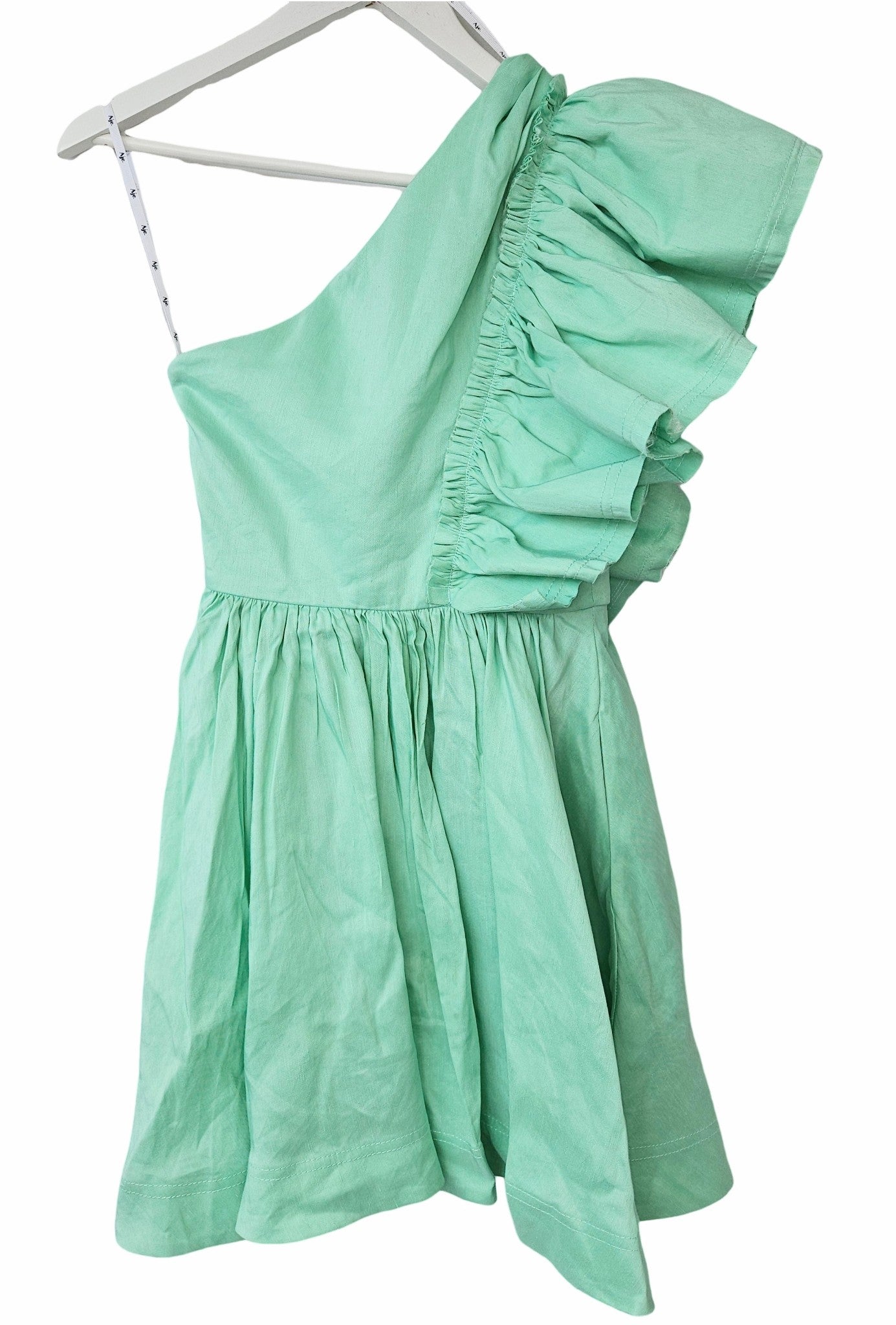 Aje Bonjour Asymmetric Mini Dress
