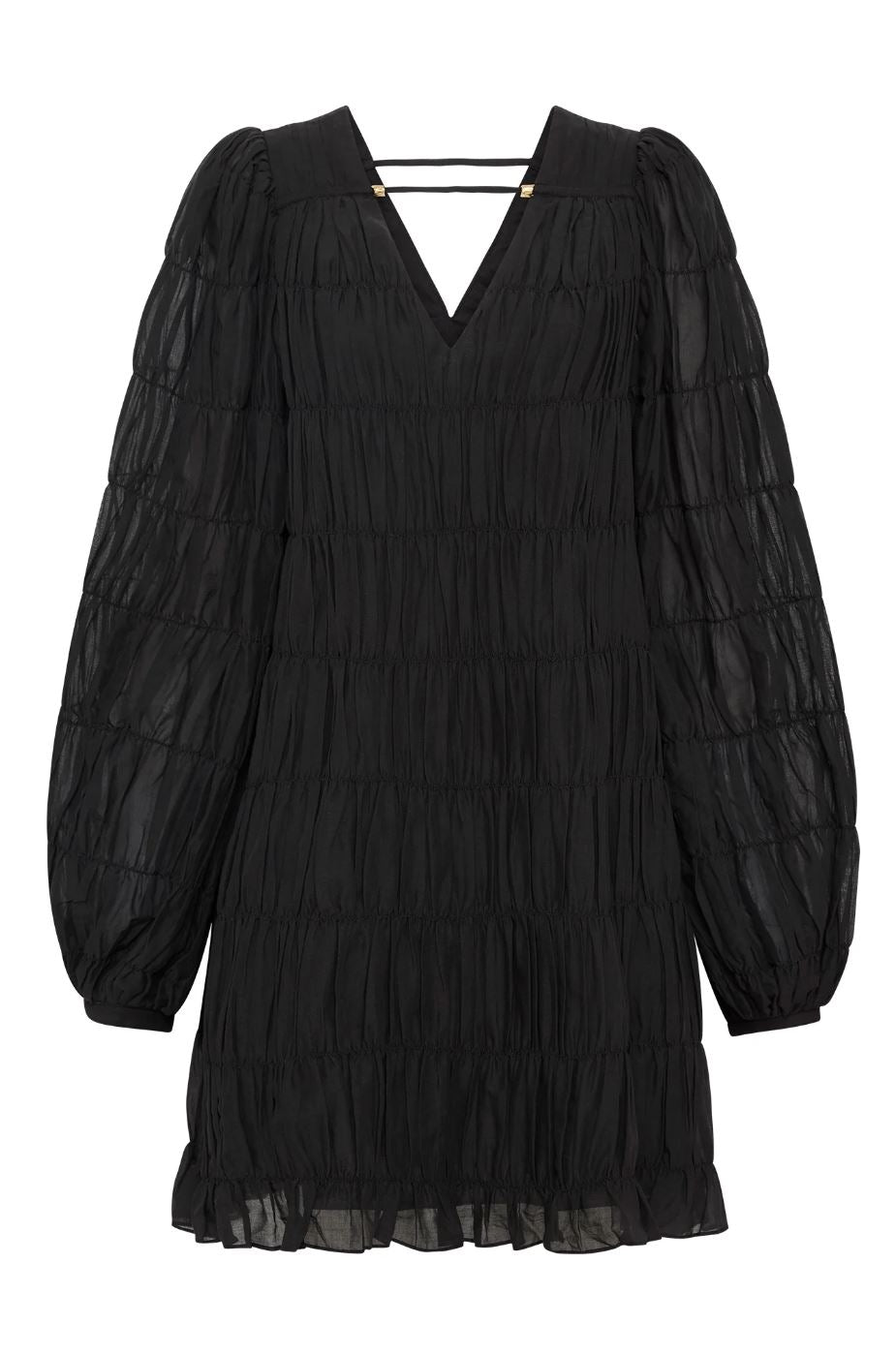 evelina ruched mini dress Jessie White Denim Pocket Mini Dress