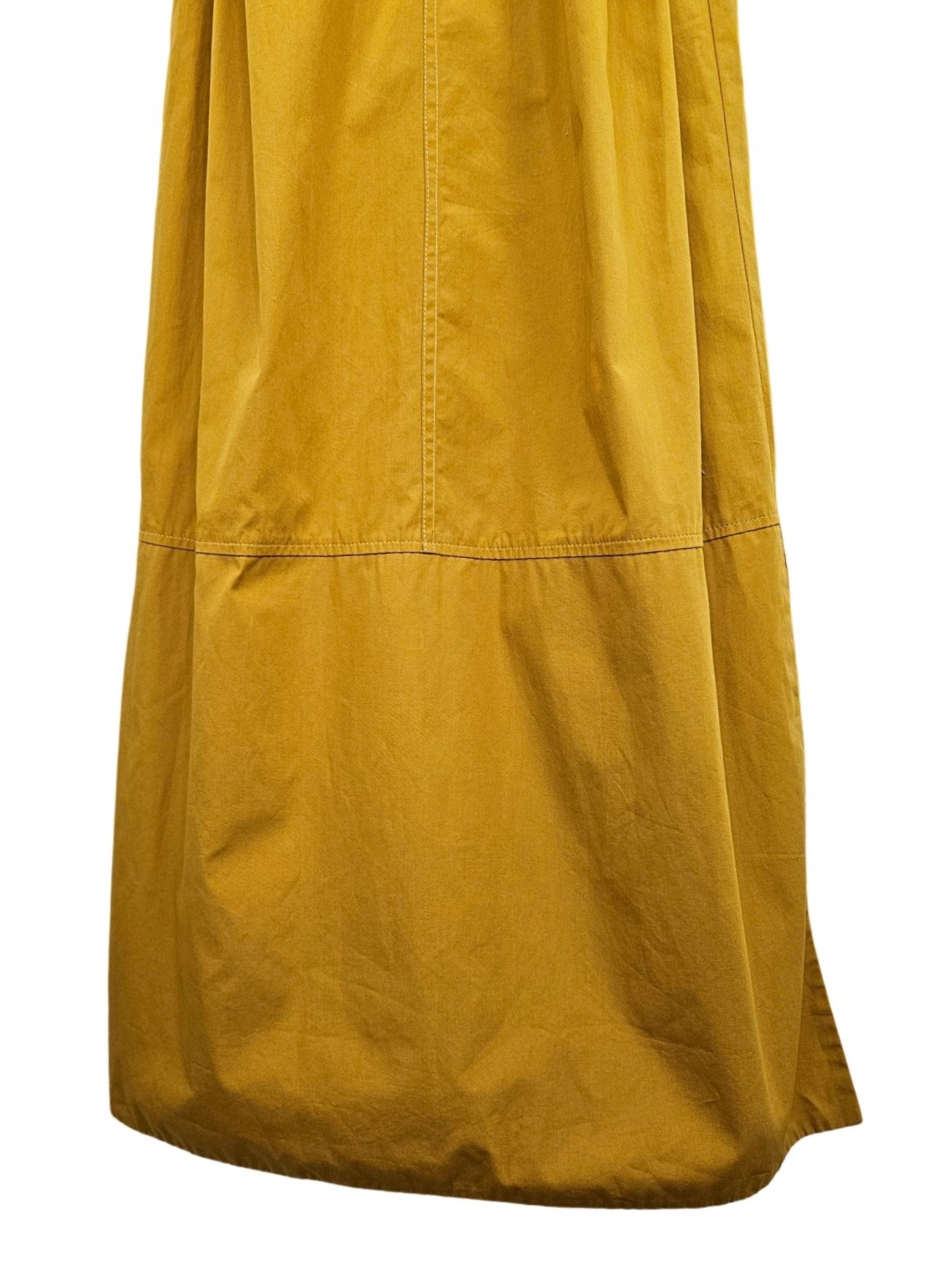 Bassike Gather Detail Poplin Dress