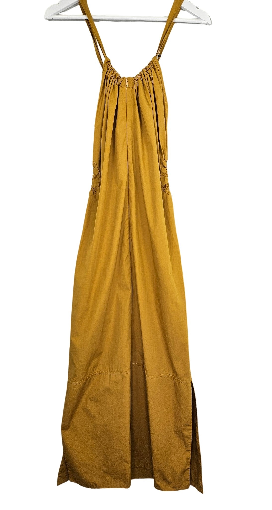 Bassike Gather Detail Poplin Dress