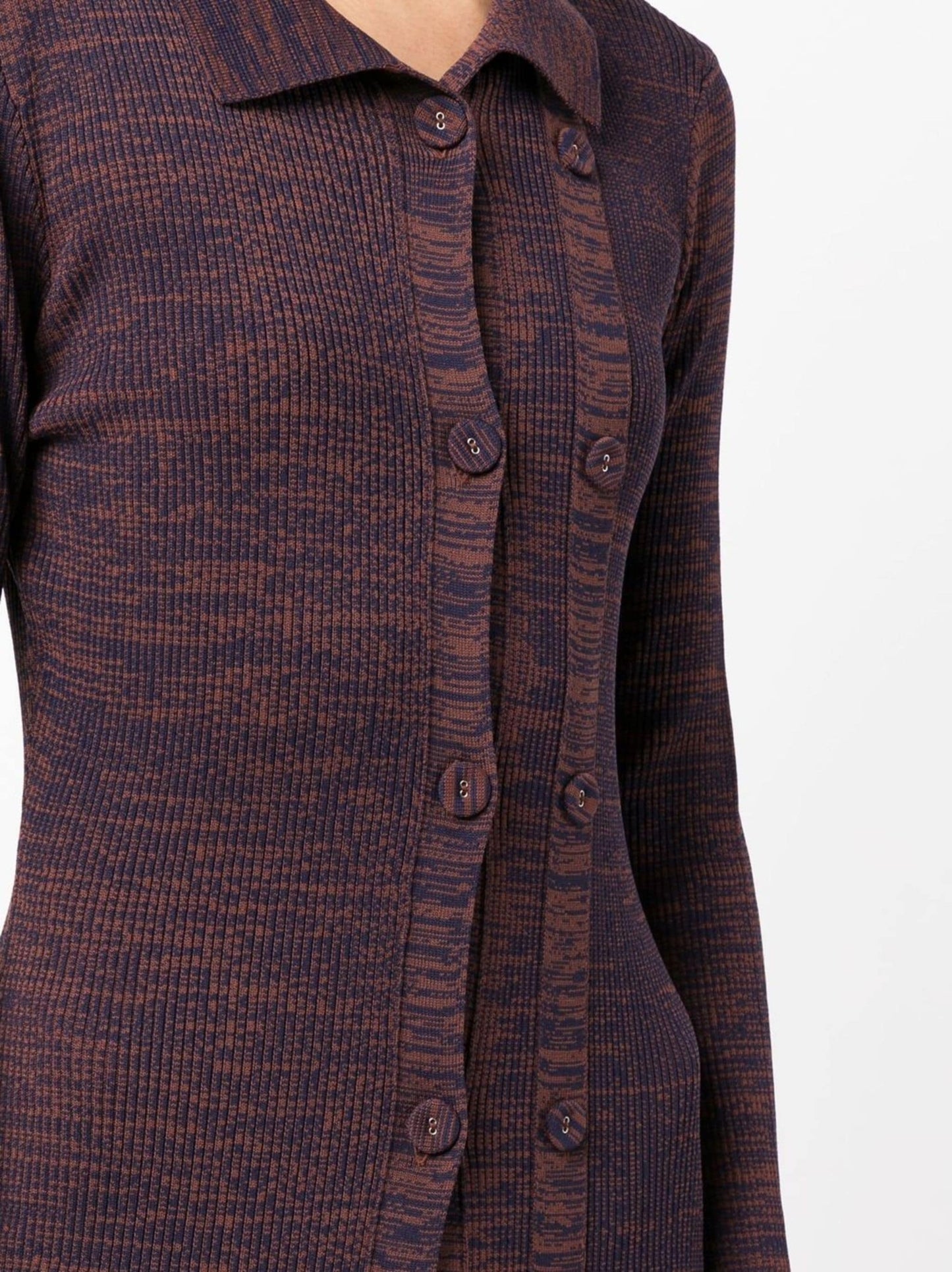 Christopher Esber Elongated Double Button Cardigan Dress