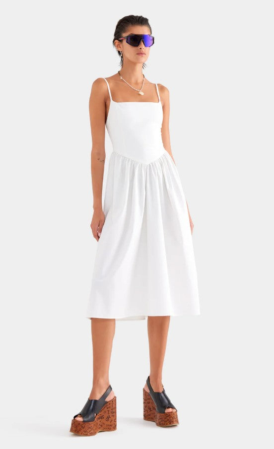 Venroy V Waist Cotton Dress