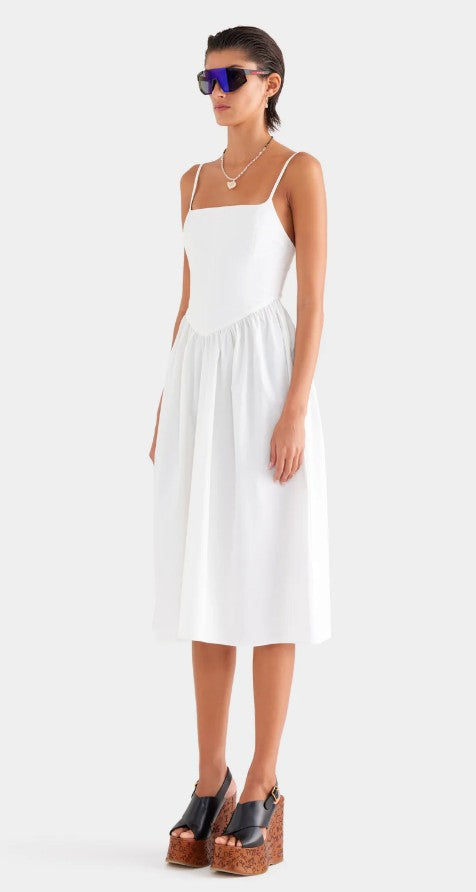 Venroy V Waist Cotton Dress