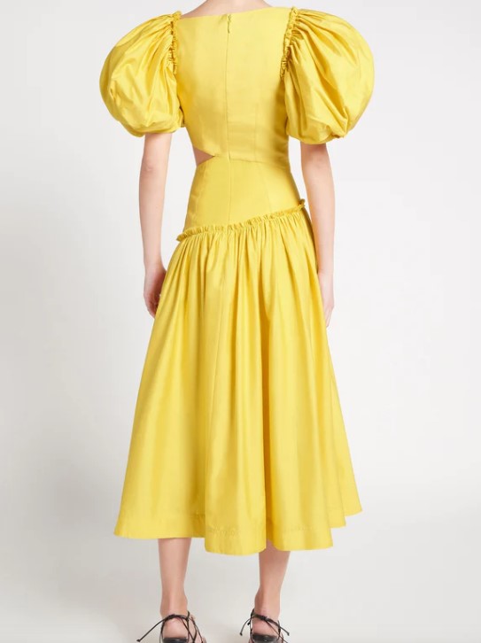 Second hand Aje chateau cut out midi dress available on Restitched