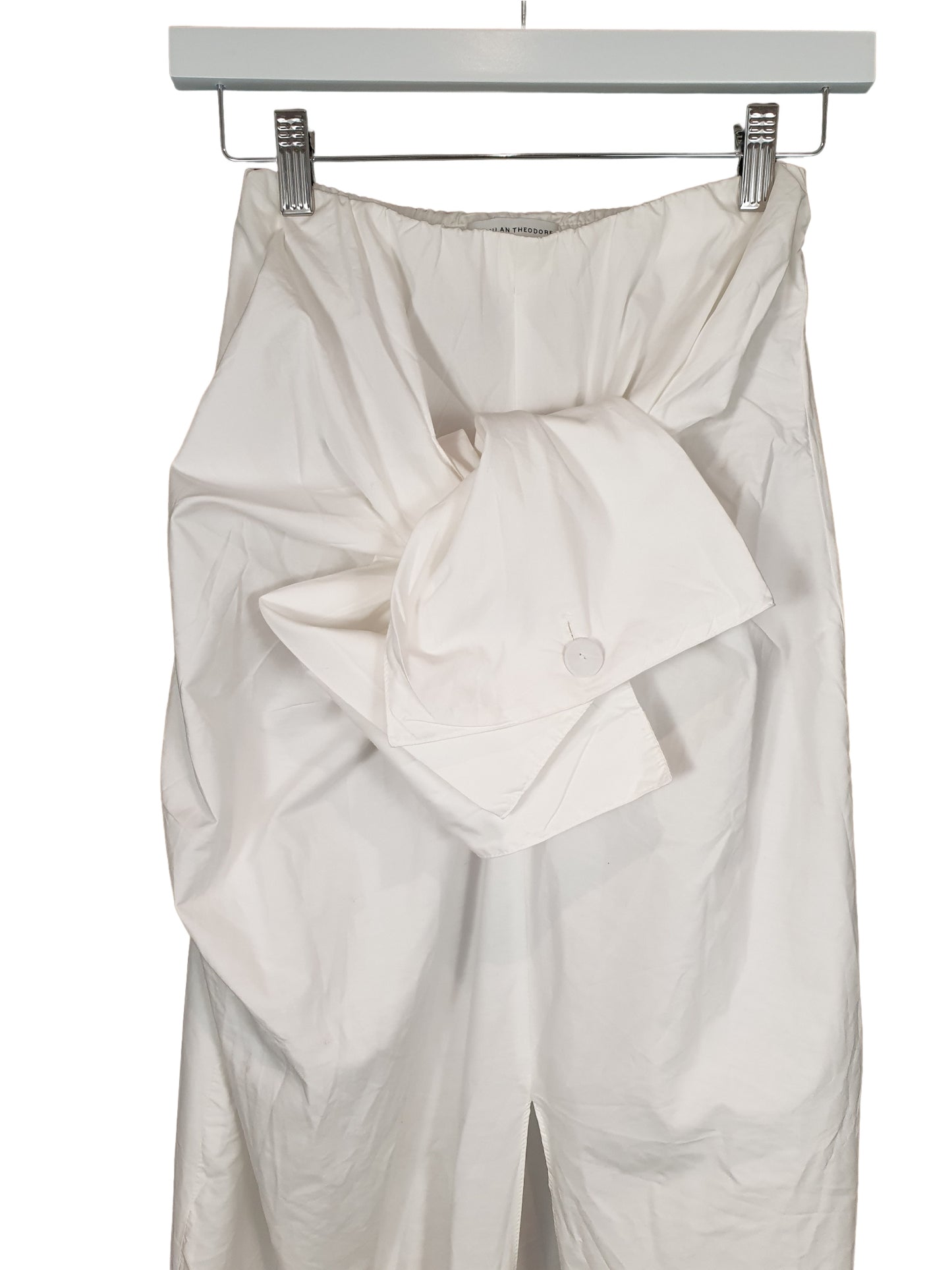 Second hand Scanlan Theodore White Cotton Skirt available at Restitched