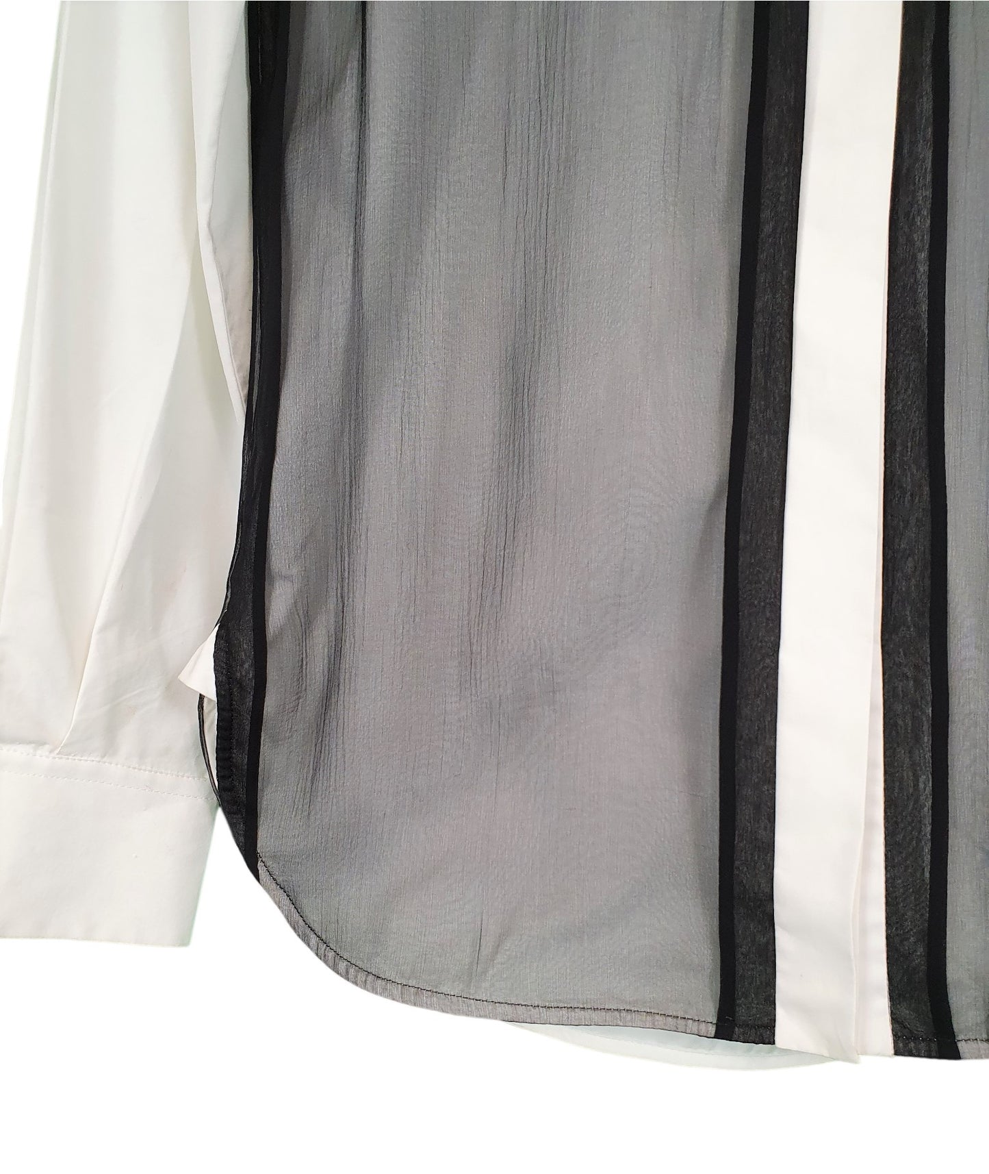 Second hand CELINE Black and White Blouse available at Restitched