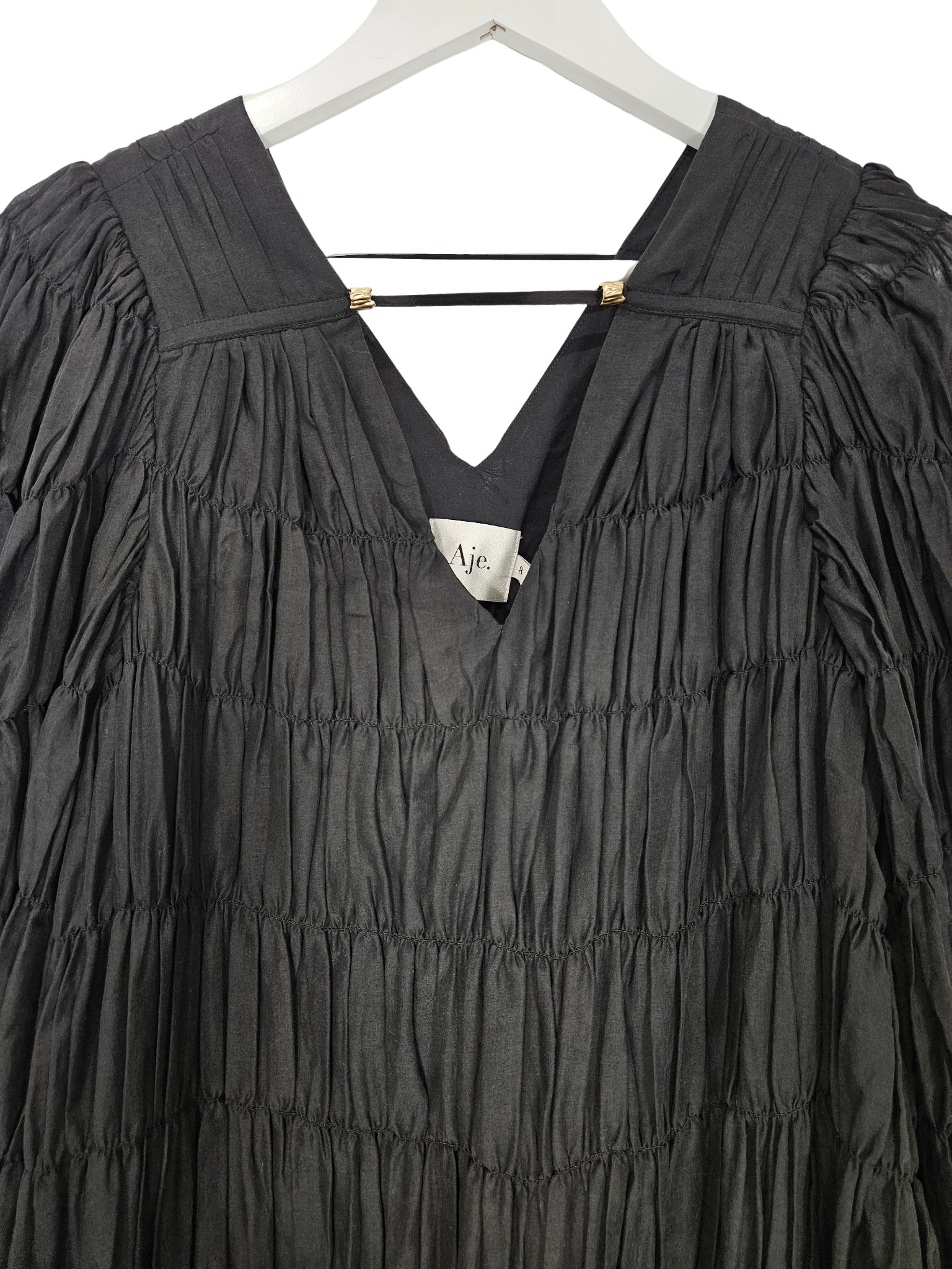 evelina ruched mini dress SIMKHAI Women's Evelina Beaded Fit & Flare Minidress - Black