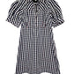 Lee Mathews Bessie Check Mini Dress