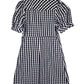Lee Mathews Bessie Check Mini Dress