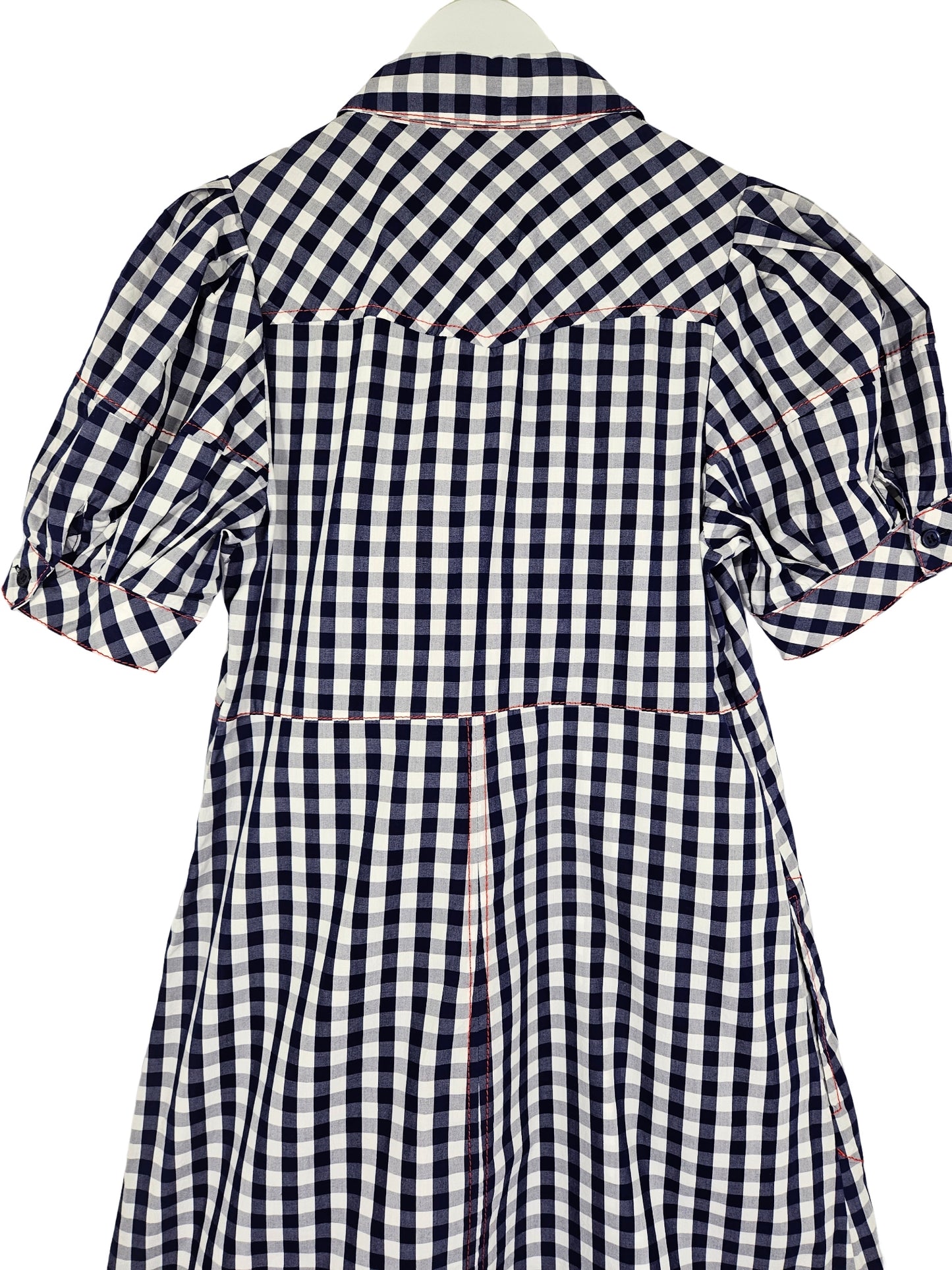 Lee Mathews Bessie Check Mini Dress