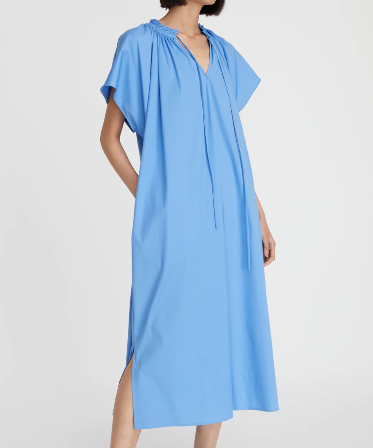 Shop the Lee Mathews Oakley Midi Dress at Restitched!