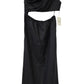 Venroy Draped One Shoulder Cut Out Midi Dress