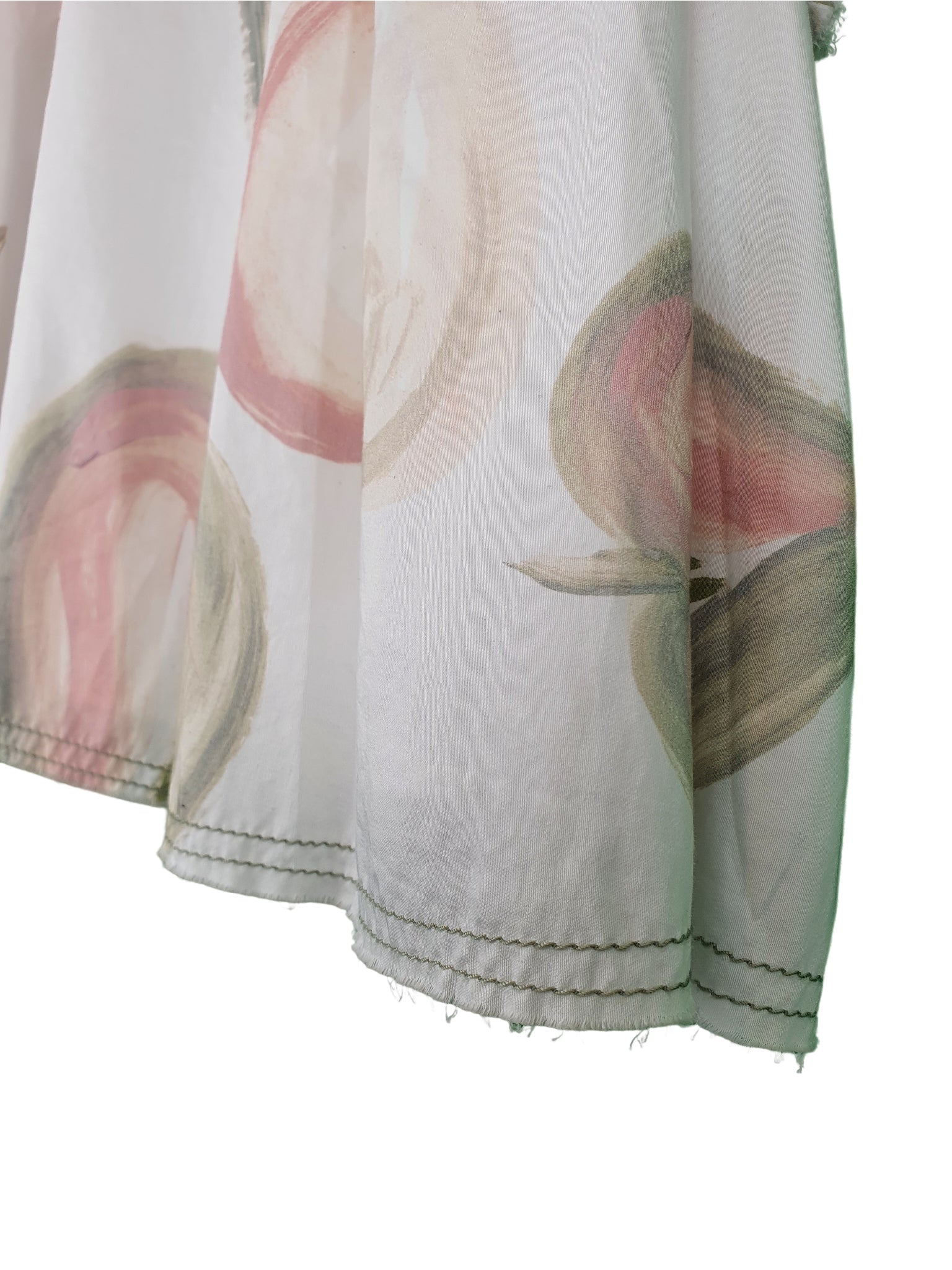 Second hand Aje Imprint Crop Frill Top available at Restitched