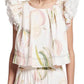 Second hand Aje Imprint Crop Frill Top available at Restitched