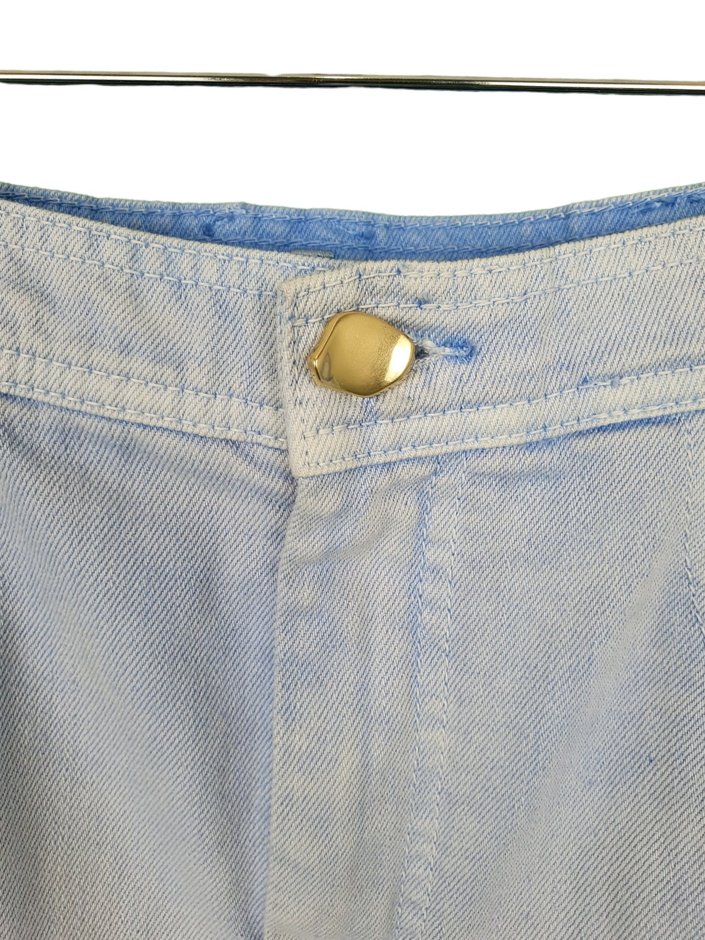 Second hand Aje Overture Denim Mini Skirt available at Restitched