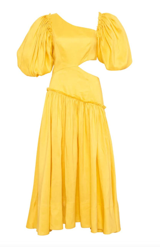 Second hand Aje chateau cut out midi dress available on Restitched