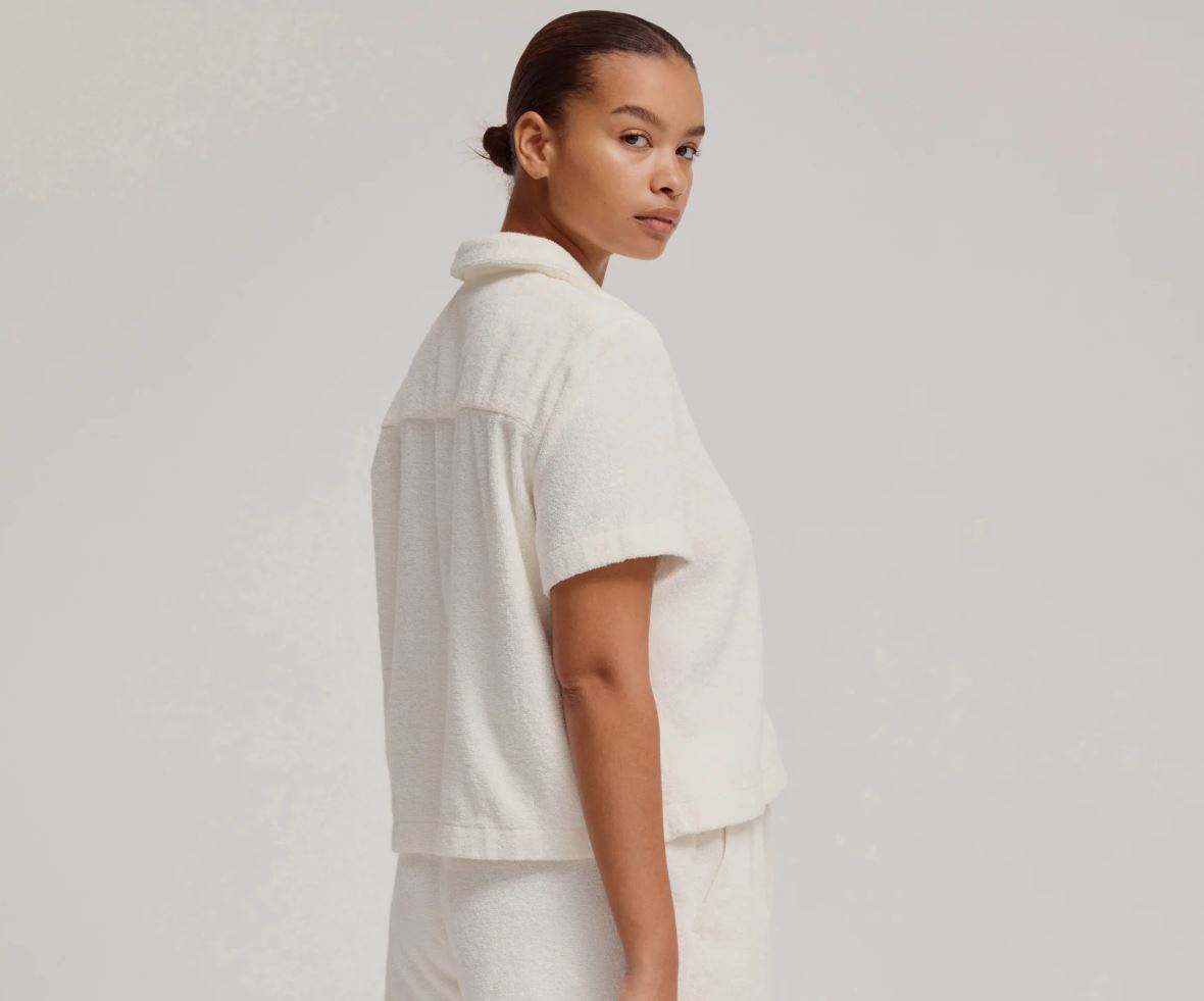 Second hand Venroy Woven Terry Shirt available at Restitched